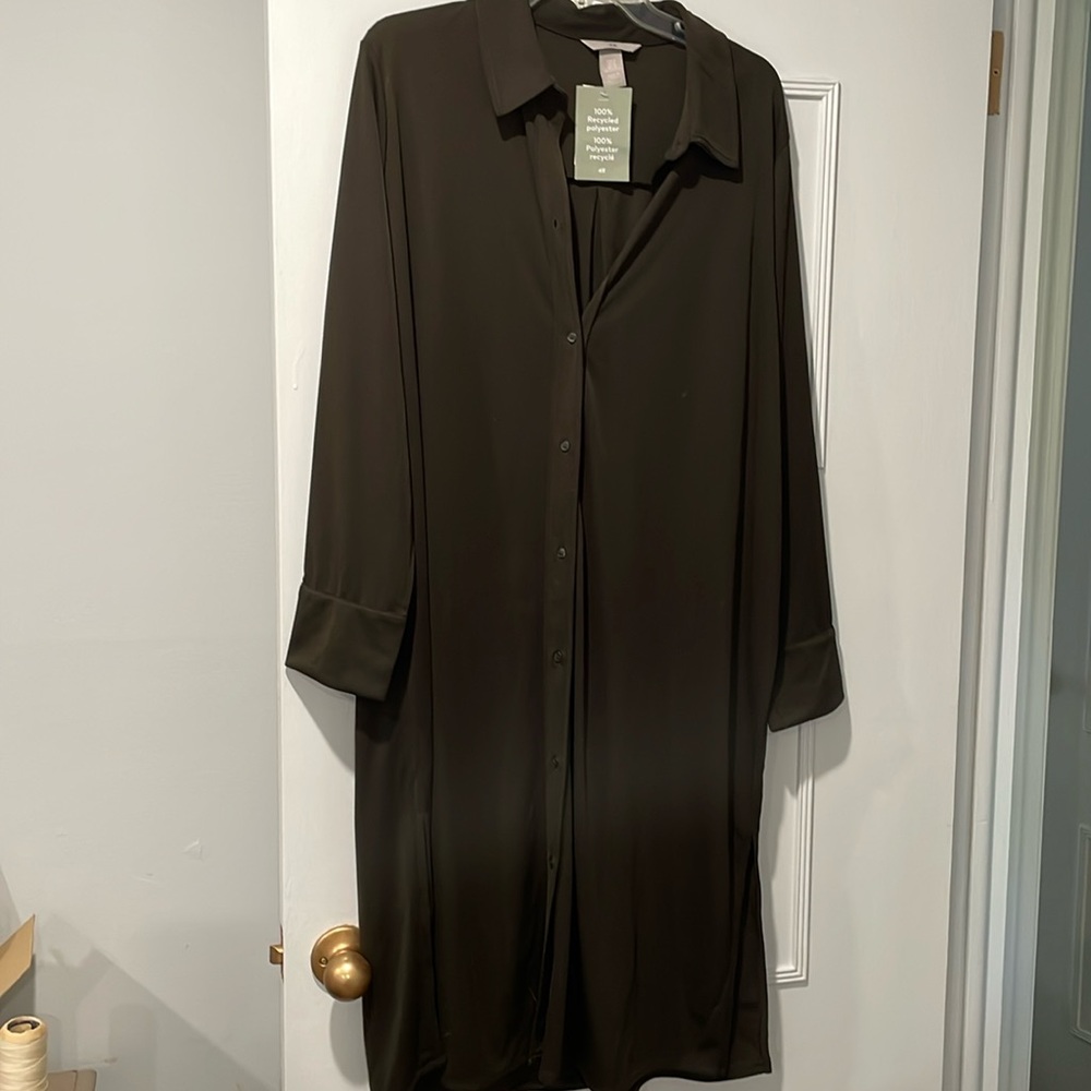 H&M Black Long Sleeve Dress